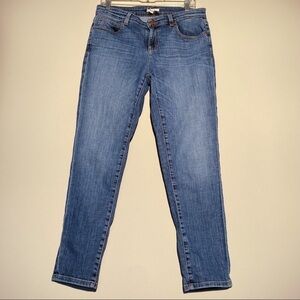 Eileen Fisher Straight Leg Organic Cotton Stretch Jeans, size 8